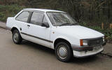 Vauxhall Nova Merit saloon 1989 - stationary front Vauxhall Nova Merit saloon 1989 - stationary front
