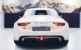 Alpine A110 E-Ternite Electric 2023 rear static workshop Alpine A110 E-Ternite Electric 2023 rear static workshop