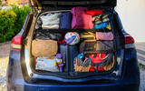 Car packed for holiday