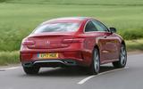 Mercedes E Class Coupe 2017 rear quarter tracking Mercedes E Class Coupe 2017 rear quarter tracking