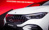 71 Mercedes AMG EQE53 official reveal studio nose 71 Mercedes AMG EQE53 official reveal studio nose