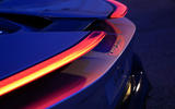 Pininfarina Battista 2019 first drive review - rear lights at night