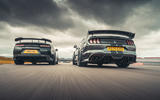 76 Camaro ZL1 vs Sutton Mustang 2021 duo rear 76 Camaro ZL1 vs Sutton Mustang 2021 duo rear
