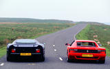 76 jaguar xj220 ferarri 512 tr rear static 76 jaguar xj220 ferarri 512 tr rear static
