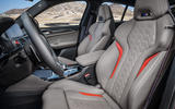 BMW X4M official press - seats