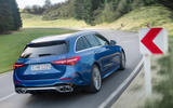 78 Mercedes AMG C43 estate 2022 official reveal tracking rear