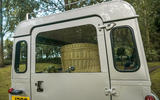 Defender hearse conversion - rear door