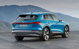 Audi E-tron 2019 official reveal static rear