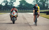 John McGuinness and Chris Hoy - both recipients of honours from the Queen John McGuinness and Chris Hoy - both recipients of honours from the Queen