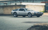 Driving a battery powered DeLorean - driving front