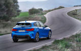 BMW 1 Series 2019 official reveal - on the road rear