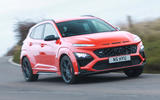 80 Cupra Formentor vs Hyundai Kona N 2022 Kona cornering 80 Cupra Formentor vs Hyundai Kona N 2022 Kona cornering