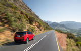 Land Rover Discovery Sport 2019 official reveal - on the road rear
