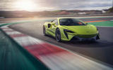 80 mclaren artura 2021 press images track front