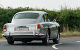 81 Aston Martin DB5 Goldfinger road test 2021 cornering rear 81 Aston Martin DB5 Goldfinger road test 2021 cornering rear