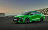 81 Audi RS3 2021 official reveal saloon static front 81 Audi RS3 2021 official reveal saloon static front