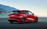 82 Audi RS3 2021 official reveal hatch static rear 82 Audi RS3 2021 official reveal hatch static rear