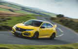 Britain's best affordable drivers car 2020 - Honda Civic Type R limited - cornering front Britain's best affordable drivers car 2020 - Honda Civic Type R limited - cornering front
