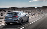 82 BMW iX prototype ride 2021 road rear
