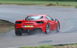 Ferrari 488 GTB rewind - cornering rear Ferrari 488 GTB rewind - cornering rear