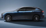 82 Maserati Levante Hybrid 2021 official images studio static side 82 Maserati Levante Hybrid 2021 official images studio static side