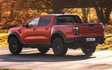 83 2022 Ford Ranger Raptor official reveal on road rear 83 2022 Ford Ranger Raptor official reveal on road rear