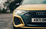83 BMW M3 vs Audi RS3 saloon 2021 RS3 headlights