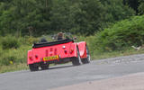 Morgan Plus 8 road test rewind - cornering rear Morgan Plus 8 road test rewind - cornering rear