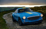 Cyan Volvo P1800 drive - static front Cyan Volvo P1800 drive - static front