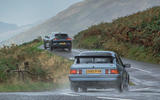 84 Ford Mustang Mach e vs Sierra Cosworth chasing rear 84 Ford Mustang Mach e vs Sierra Cosworth chasing rear