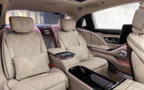 2021 Mercedes-Maybach S-Class official images - rear seats