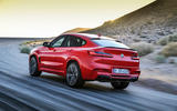 BMW X4M official press - on the road rear