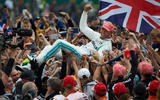 70 years of Formula One - Hamilton winning