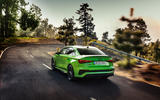 85 Audi RS3 2021 official reveal saloon road rear 85 Audi RS3 2021 official reveal saloon road rear