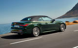 2021 BMW 4 Series Convertible official images - roof up rear 2021 BMW 4 Series Convertible official images - roof up rear