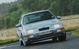 85 Ford Mustang Mach e vs Sierra Cosworth cornering 85 Ford Mustang Mach e vs Sierra Cosworth cornering
