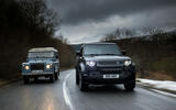 85 Land Rover Defender V8 2021 official images new with old tracking