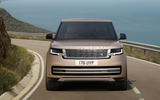 85 Land Rover Range Rover 2021 official reveal images on road nose 85 Land Rover Range Rover 2021 official reveal images on road nose