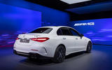 85 Mercedes AMG C43 2022 official reveal studio static rear