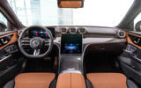 85 Mercedes Benz C Class 2021 official images dashboard brown 85 Mercedes Benz C Class 2021 official images dashboard brown