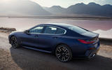 86 2022 BMW 8 Series refresh grancoupe static rear 86 2022 BMW 8 Series refresh grancoupe static rear