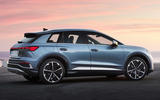 86 Audi Q4 etron 2021 official reveal static rear 86 Audi Q4 etron 2021 official reveal static rear