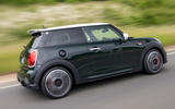 86 Mini JCW anniversary official images on road rear 86 Mini JCW anniversary official images on road rear