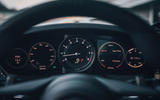 2019 Porsche 911 Carrera S track drive - instrument cluster