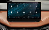 Skoda Enyaq official reveal images - studio infotainment Skoda Enyaq official reveal images - studio infotainment