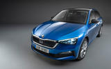 Skoda Scala 2019 official reveal - studio front angle
