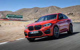 BMW X4M official press - on the road front