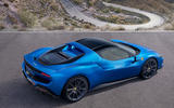 87 Ferrari 296 GTS 2022 official images blue roof on rear 87 Ferrari 296 GTS 2022 official images blue roof on rear
