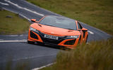 Honda NSX hybrid supercar feature - on the road front Honda NSX hybrid supercar feature - on the road front