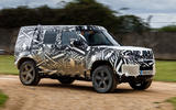 2020 Land Rover Defender prototype ride - side